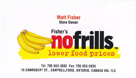 Fisher's No Frills